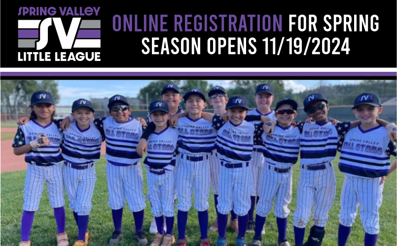 Register For Spring Season Today!